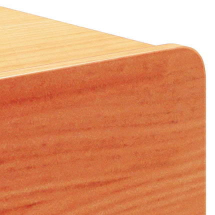 Sängbord med låda 2 pcs Vaxbrun 44 x 32,5 x 40 cm Massiv furu