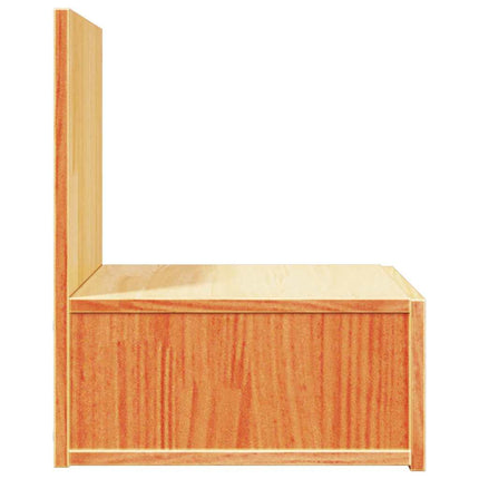 Sängbord 2 st Vaxbrun 42 x 32,5 x 40 cm Massiv furu