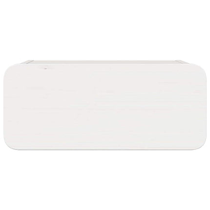 Sängbord 2 st Vit 39 x 34 x 16,5 cm Massiv furu