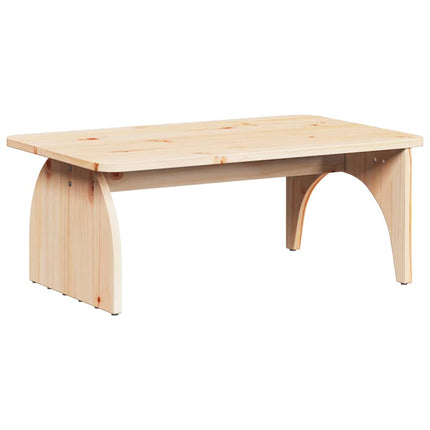 Kaffeebord Naturfärg 80 x 50 x 31 cm Massiv furu