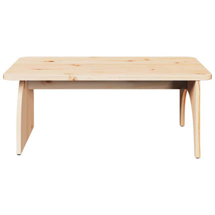 Kaffeebord Naturfärg 80 x 50 x 31 cm Massiv furu