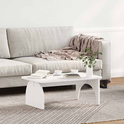 Kaffeebord Vit 80 x 50 x 31 cm Massiv furu