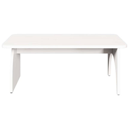 Kaffeebord Vit 80 x 50 x 31 cm Massiv furu