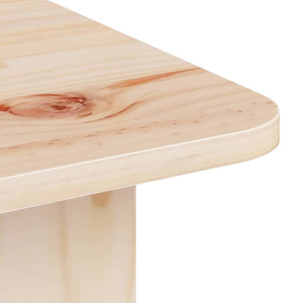 Kaffeebord Naturfärg 80 x 39,5 x 33,5 cm Massiv furu