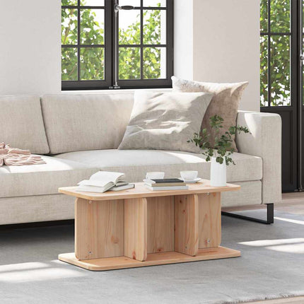 Kaffeebord Naturfärg 80 x 39,5 x 33,5 cm Massiv furu