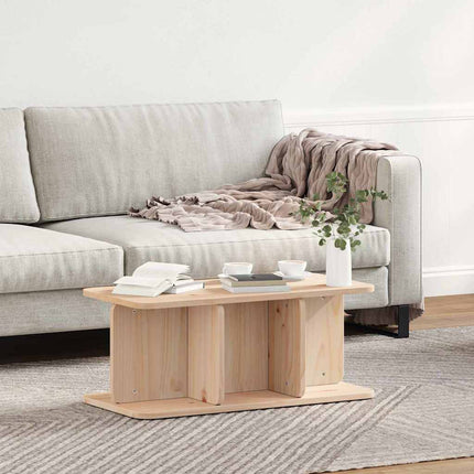 Kaffeebord Naturfärg 80 x 39,5 x 33,5 cm Massiv furu