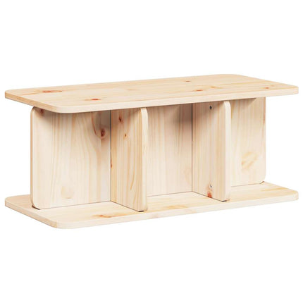 Kaffeebord Naturfärg 80 x 39,5 x 33,5 cm Massiv furu
