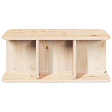 Kaffeebord Naturfärg 80 x 39,5 x 33,5 cm Massiv furu