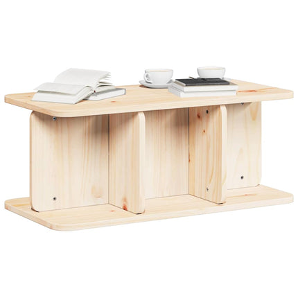 Kaffeebord Naturfärg 80 x 39,5 x 33,5 cm Massiv furu