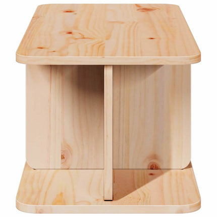 Kaffeebord Naturfärg 80 x 39,5 x 33,5 cm Massiv furu