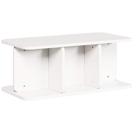 Kaffeebord Vit 80 x 39,5 x 33,5 cm Massiv furu