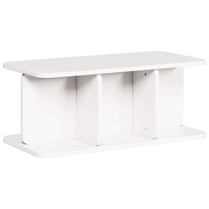Kaffeebord Vit 80 x 39,5 x 33,5 cm Massiv furu