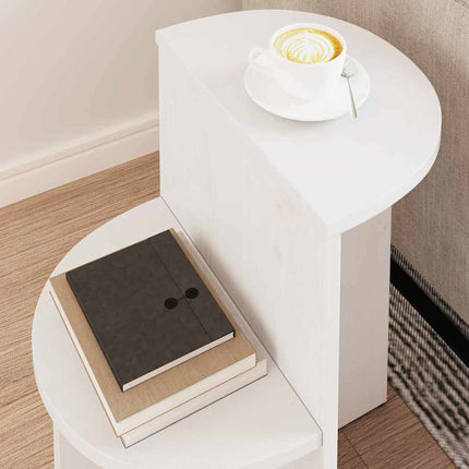 Kaffeebord Vit 50 x 40 x 50 cm Massiv furu