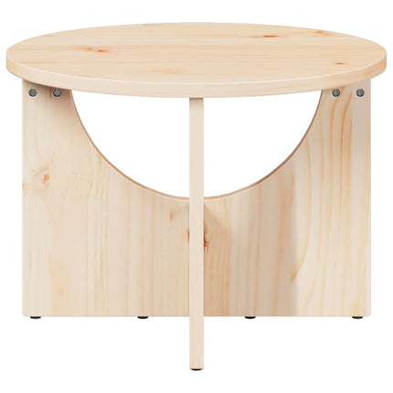Kaffeebord Naturfärg 50 x 50 x 35 cm Massiv furu
