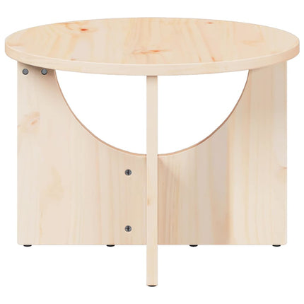 Kaffeebord Naturfärg 50 x 50 x 35 cm Massiv furu