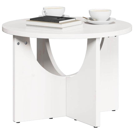 Kaffeebord Vit 50 x 50 x 35 cm Massiv furu