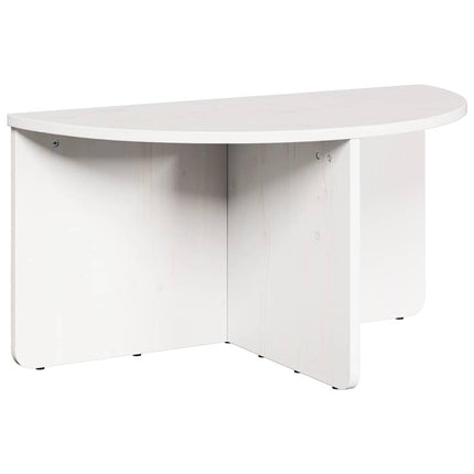 Kaffeebord 2 st Vit 79 x 39,5 x 40 cm Massiv furu