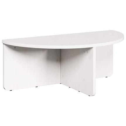 Kaffeebord 2 st Vit 79 x 39,5 x 40 cm Massiv furu