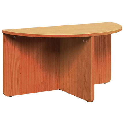 Kaffeebord 2 st Vaxbrun 79 x 39,5 x 40 cm Massiv furu