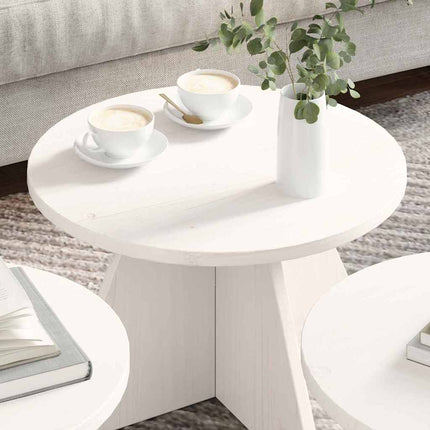 Kaffeebord 3 pcs Vit