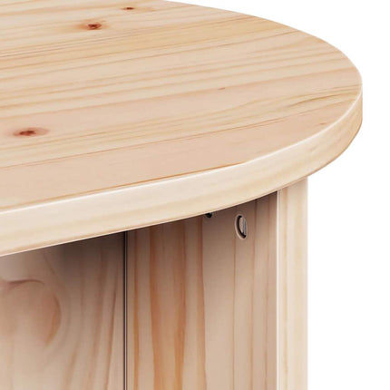 Kaffeebord Naturfärg 80 x 39,5 x 35 cm Massivt tallträ