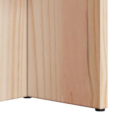 Kaffeebord Naturfärg 80 x 39,5 x 35 cm Massivt tallträ