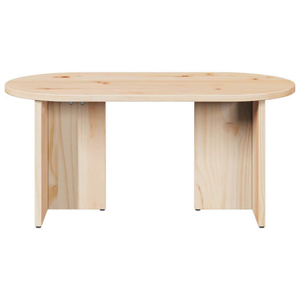 Kaffeebord Naturfärg 80 x 39,5 x 35 cm Massivt tallträ
