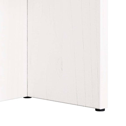 Kaffeebord Vit 80 x 39,5 x 35 cm Massivt tallträ