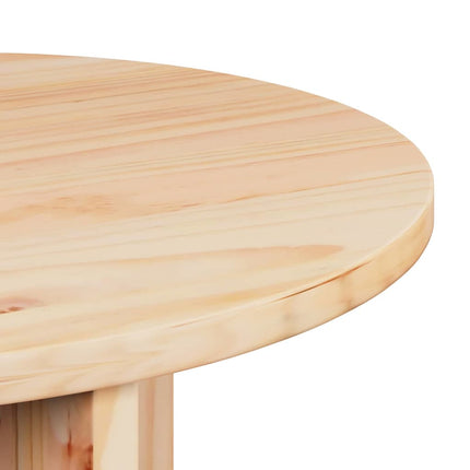 Kaffeebord 2 pcs Naturfärg Massivt tallträ