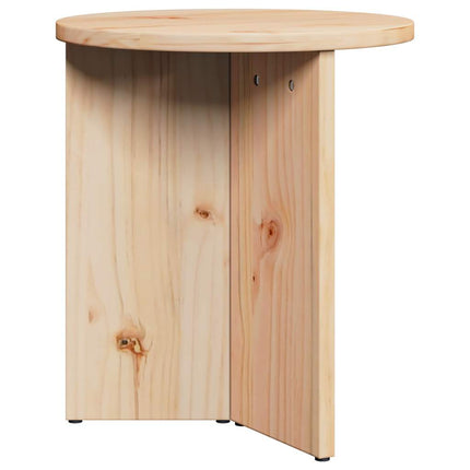 Kaffeebord 2 pcs Naturfärg Massivt tallträ