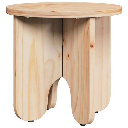 Kaffeebord 2 pcs Naturfärg Massivt tallträ