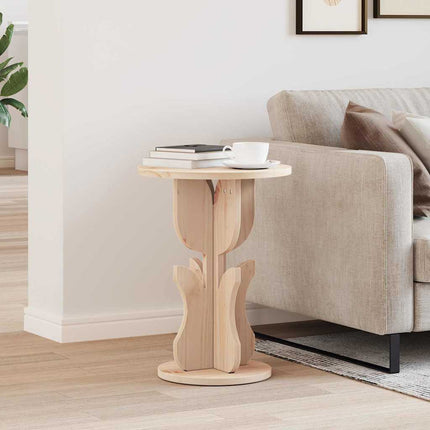 Kaffeebord Naturfärg 39,5 x 39,5 x 53,5 cm Massiv furu