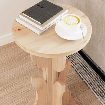 Kaffeebord Naturfärg 39,5 x 39,5 x 53,5 cm Massiv furu