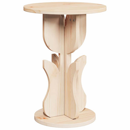 Kaffeebord Naturfärg 39,5 x 39,5 x 53,5 cm Massiv furu