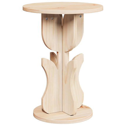 Kaffeebord Naturfärg 39,5 x 39,5 x 53,5 cm Massiv furu