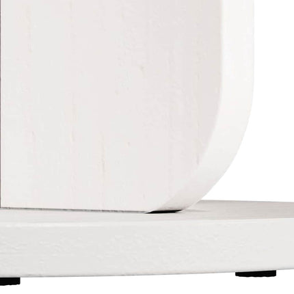 Kaffeebord Vit 39,5 x 39,5 x 53,5 cm Massiv furu