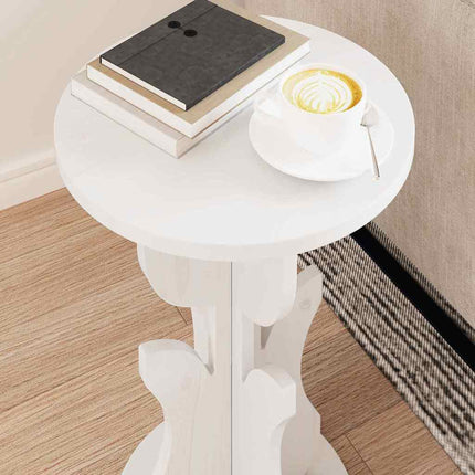 Kaffeebord Vit 39,5 x 39,5 x 53,5 cm Massiv furu