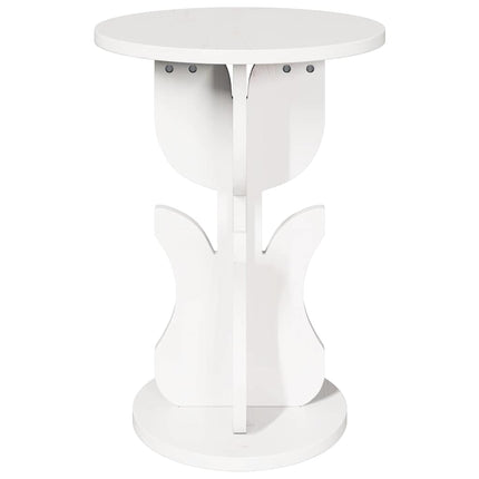 Kaffeebord Vit 39,5 x 39,5 x 53,5 cm Massiv furu