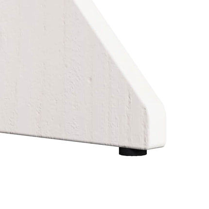 Kaffeebord 2 st Vit 46 x 46 x 47 cm Massiv furu