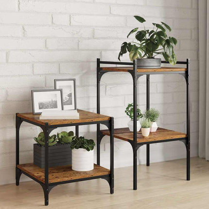 Bokhylla Bräda 4 pcs Brun 40 x 40 x 1,5 cm Konstruerat trä