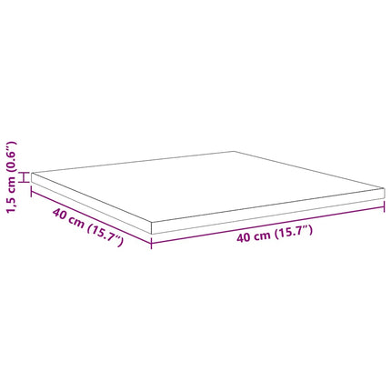 Bokhylla Bräda 4 pcs Brun 40 x 40 x 1,5 cm Konstruerat trä