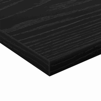 Bokhylla Bräda 4 pcs Svart 40 x 40 x 1,5 cm Konstruerat trä