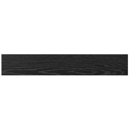 Bokhylla Bräda 4 pcs Svart 60 x 10 x 1,5 cm Konstruerat trä