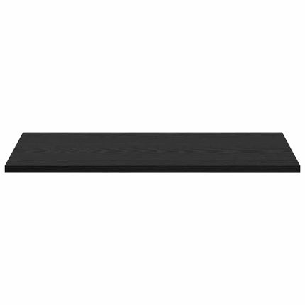 Bokhylla Bräda 4 pcs Svart 60 x 30 x 1,5 cm Konstruerat trä