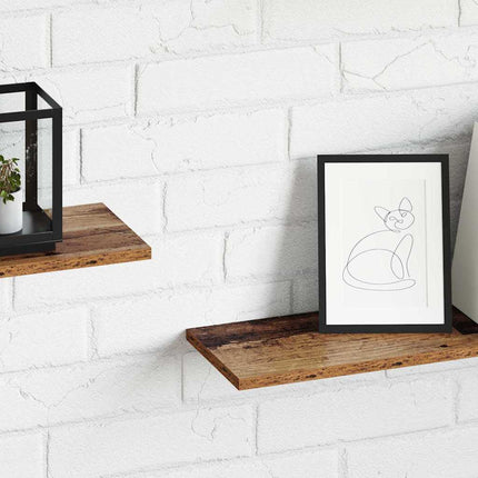 Bokhylla Bräda 4 pcs Brun 80 x 20 x 1,5 cm Konstruerat trä