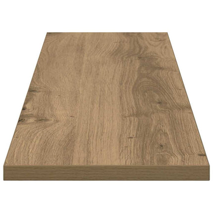 Bokhylla Bräda 4 pcs Brun 80 x 20 x 1,5 cm Konstruerat trä