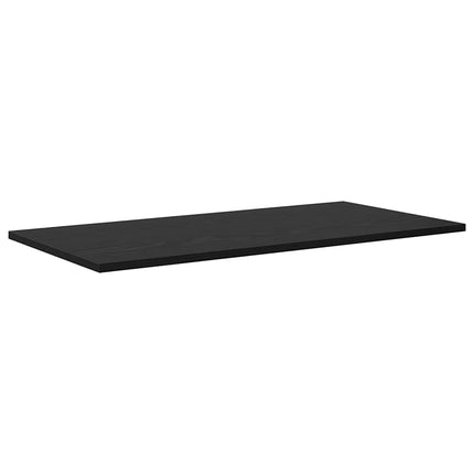 Bokhylla Bräda 4 pcs Svart 80 x 40 x 1,5 cm Konstruerat trä