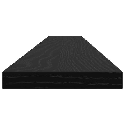 Bokhylla Bräda 4 pcs Svart 100 x 10 x 1,5 cm Konstruerat trä