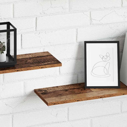 Bokhylla Bräda 4 pcs Brun 100 x 20 x 1,5 cm Konstruerat trä