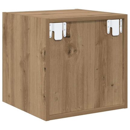 Väggskåp 2 pcs Artisan Ek 37 x 37 x 37 cm Konstruerat trä